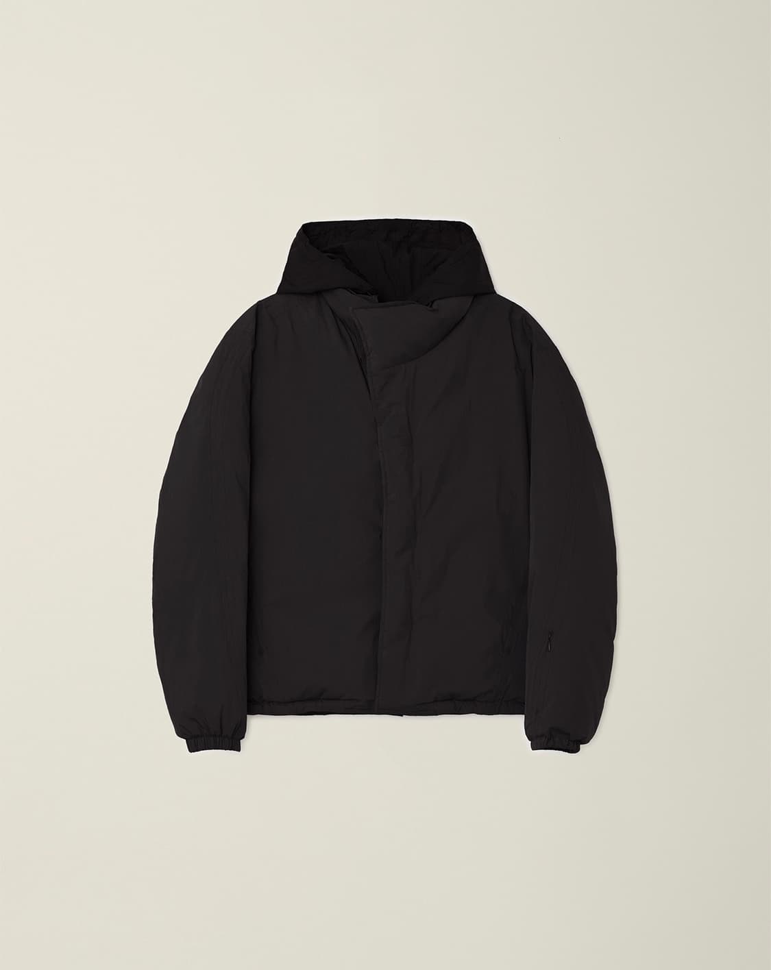 ee 슈렁큰 다운 패딩 블랙 M 상품이미지1