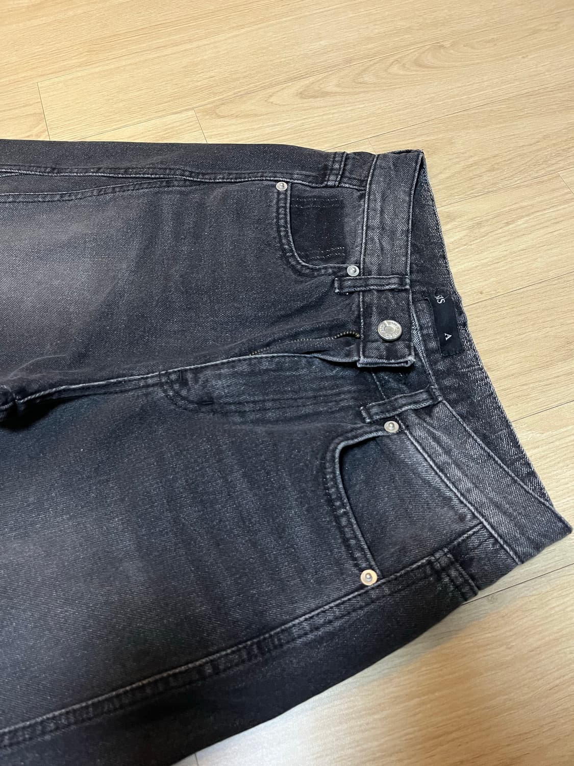 시스에이 이레귤러 와이드 데님팬츠 상품이미지3