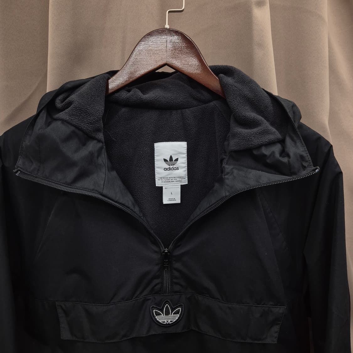 아디다스 블랙 후드 바람막이 아노락 L 상품이미지2
