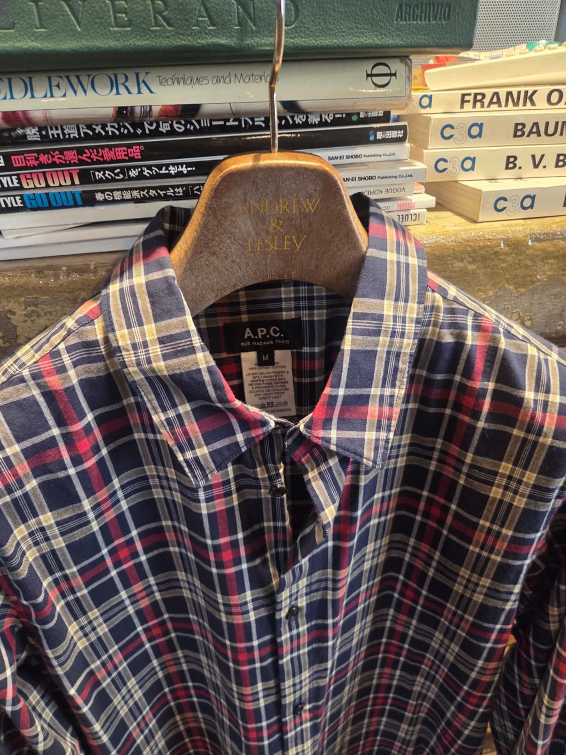 아페세 마드라스 셔츠 상품이미지6