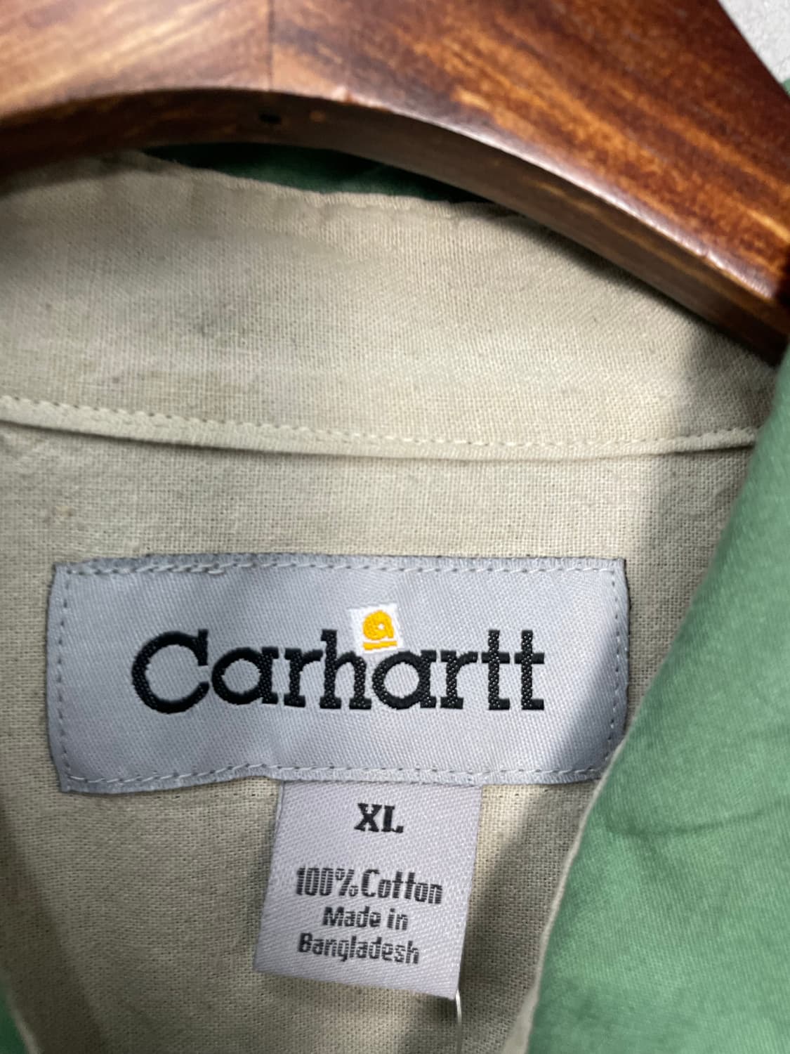 칼하트 그린 반팔 셔츠 H2451 상품이미지5