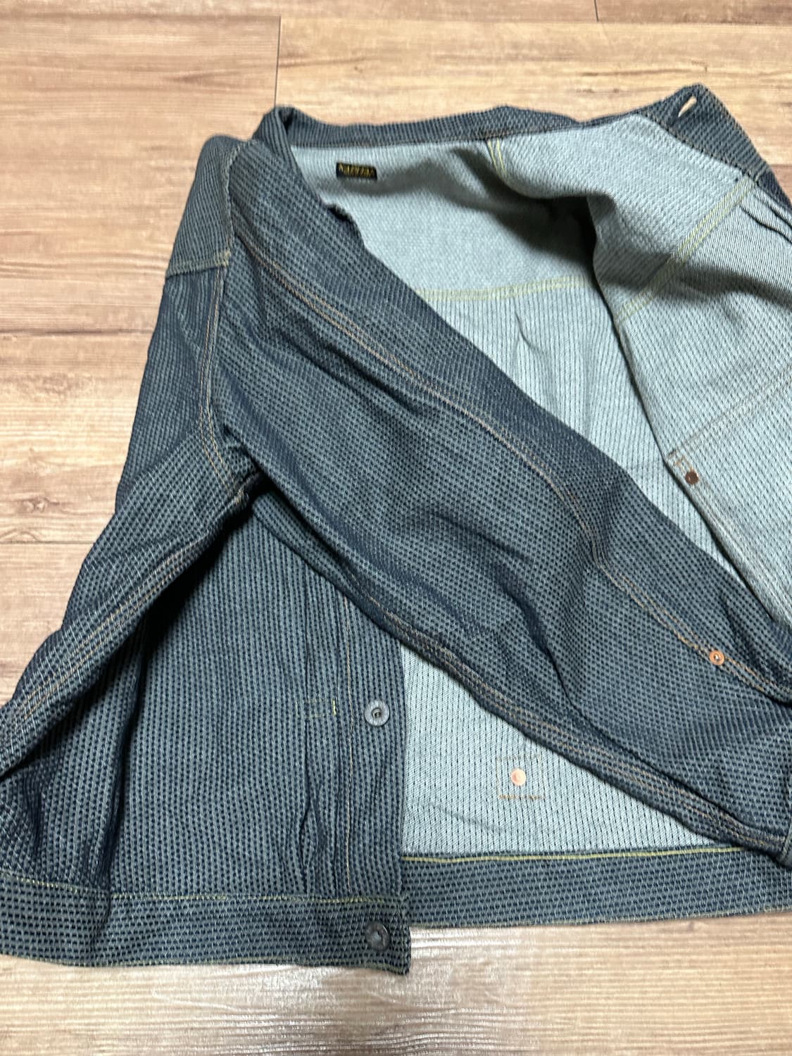 캐피탈 센츄리 데님 자켓 N7S 차콜 5사이즈 소킹 상품이미지6