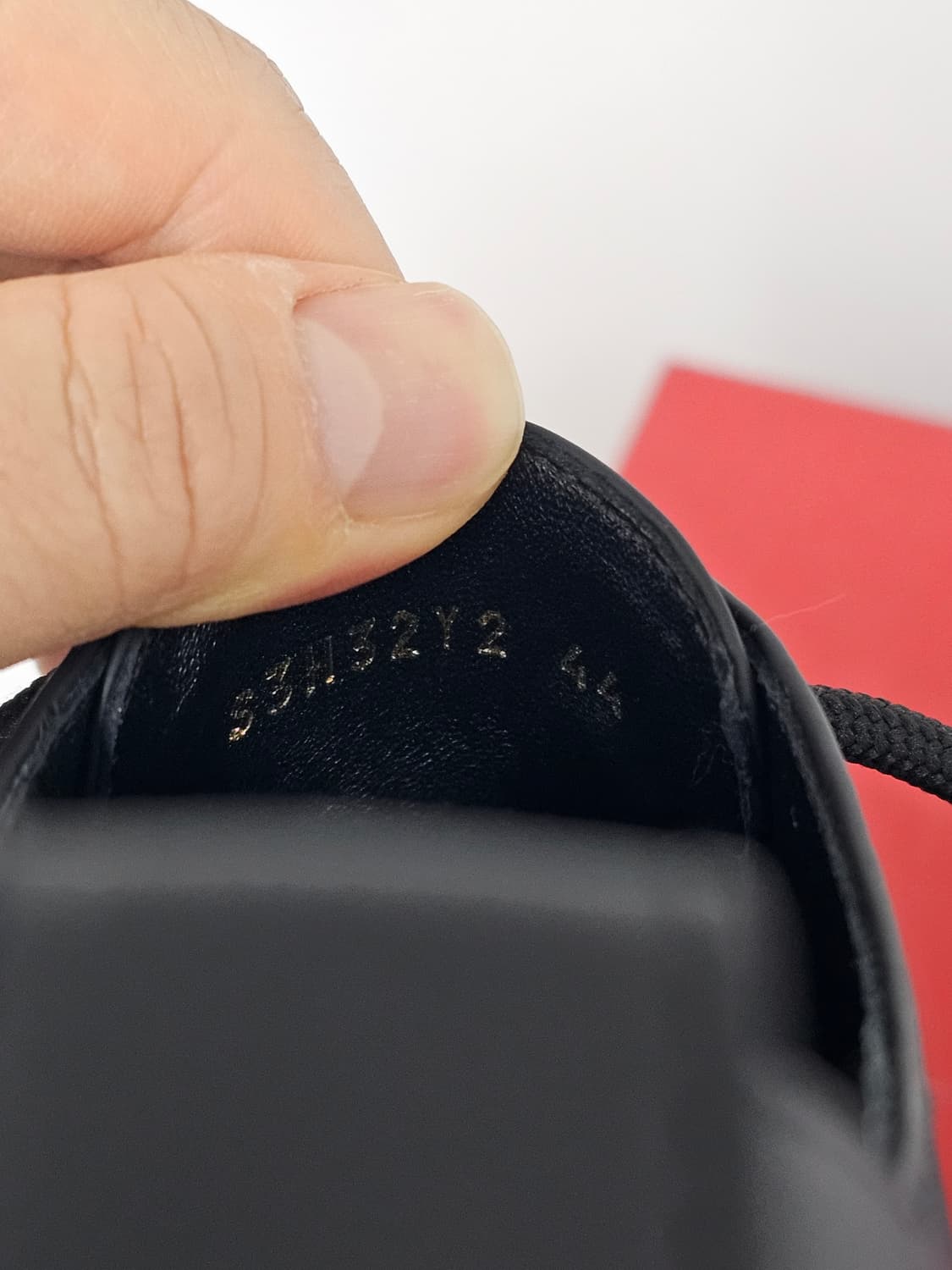 새상품 발렌티노 락스터드 남성 더비슈즈 블랙 44(국내매장판) 상품이미지8