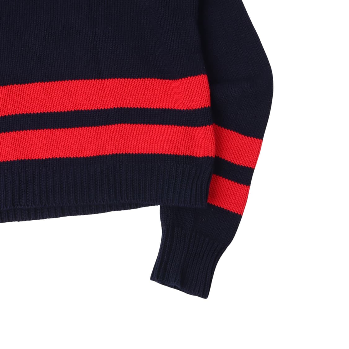 폴로 랄프로렌 네이비 터틀넥 스트라이프 니트 상품이미지6