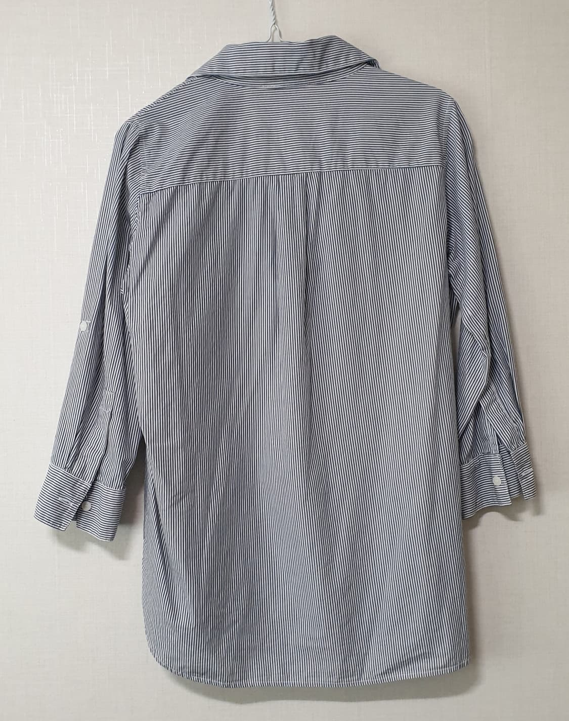 김영주골프 스트라이프 롤업 소매 셔츠 95사이즈 상품이미지2