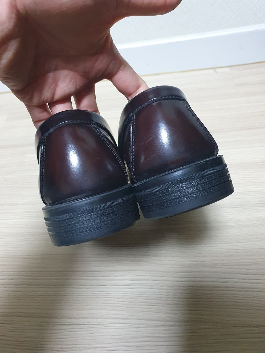 하루타 버건디 로퍼 270 상품이미지6