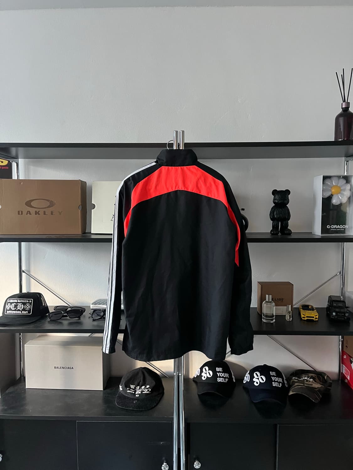 아디다스 삼선로고 바람막이 자켓 L 상품이미지2