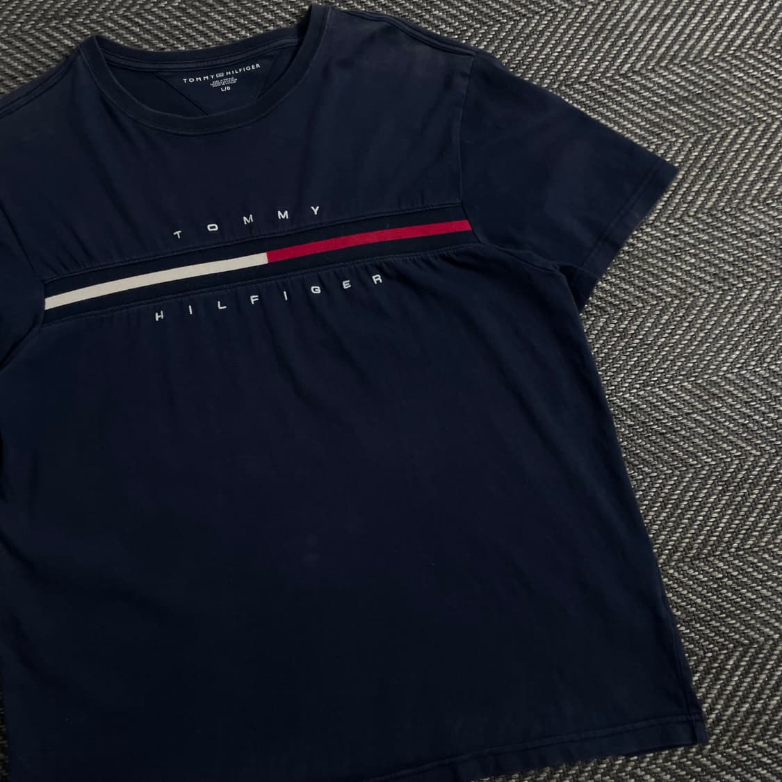 타미힐피거 플래그 빅로고 반팔 티셔츠o 3768 상품이미지2