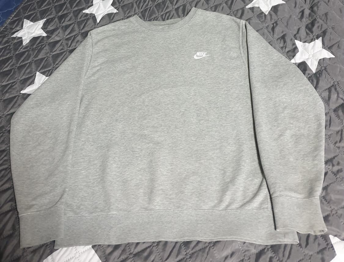 나이키 NSW클럽 셋업  그레이 (맨투맨, 조거팬츠) L 상품이미지1
