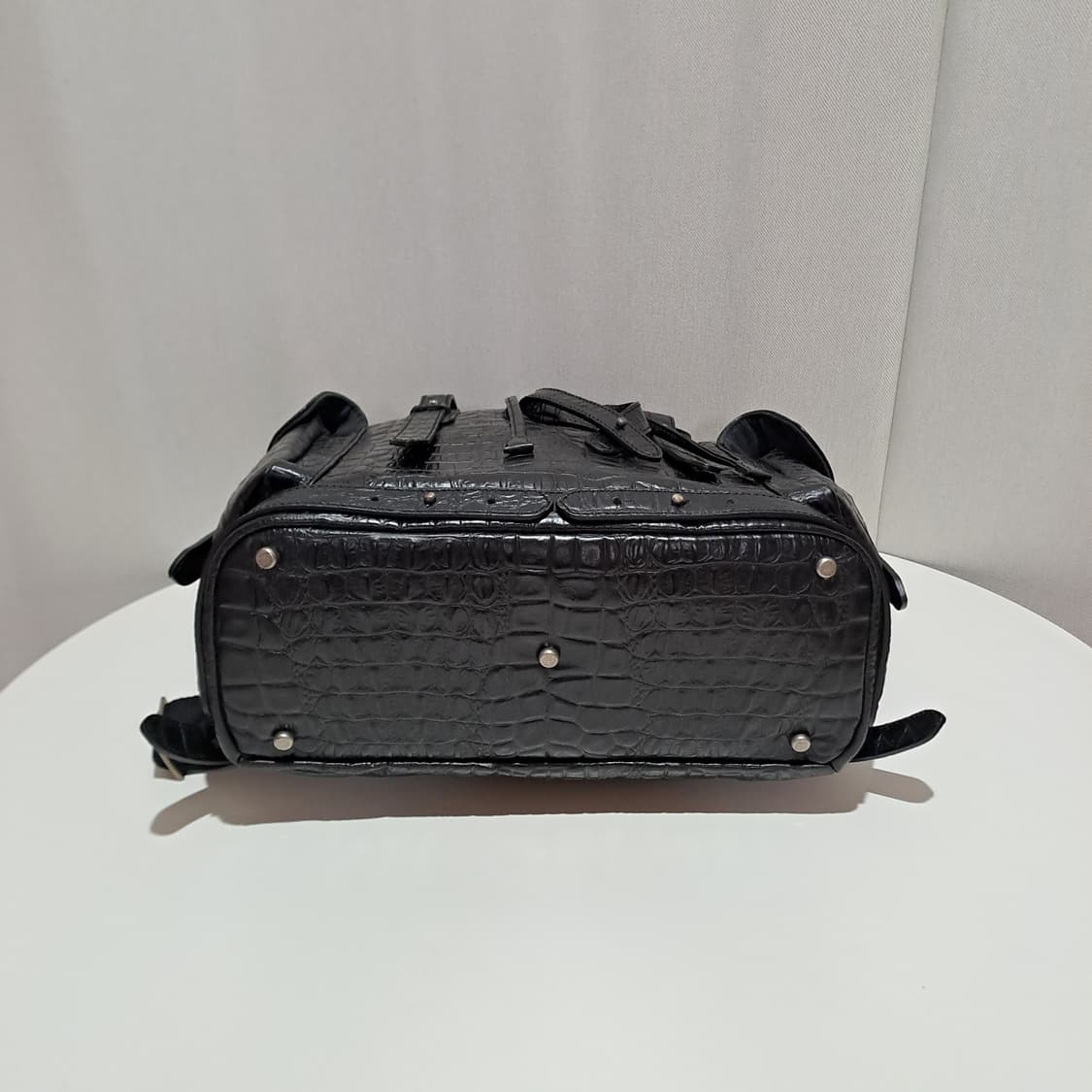 (새제품) 리누이 가죽 투포켓 백팩 B206 상품이미지8