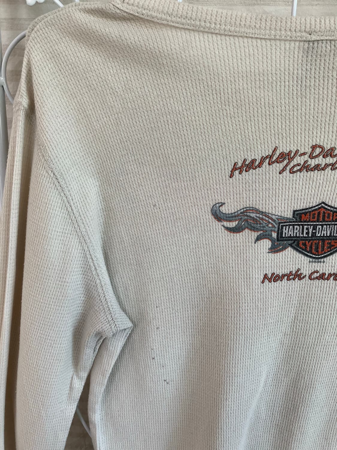 빈티지 할리 데이비슨 올드스쿨 니트 긴팔 y2k 스트릿 갸루 펑키 상품이미지5