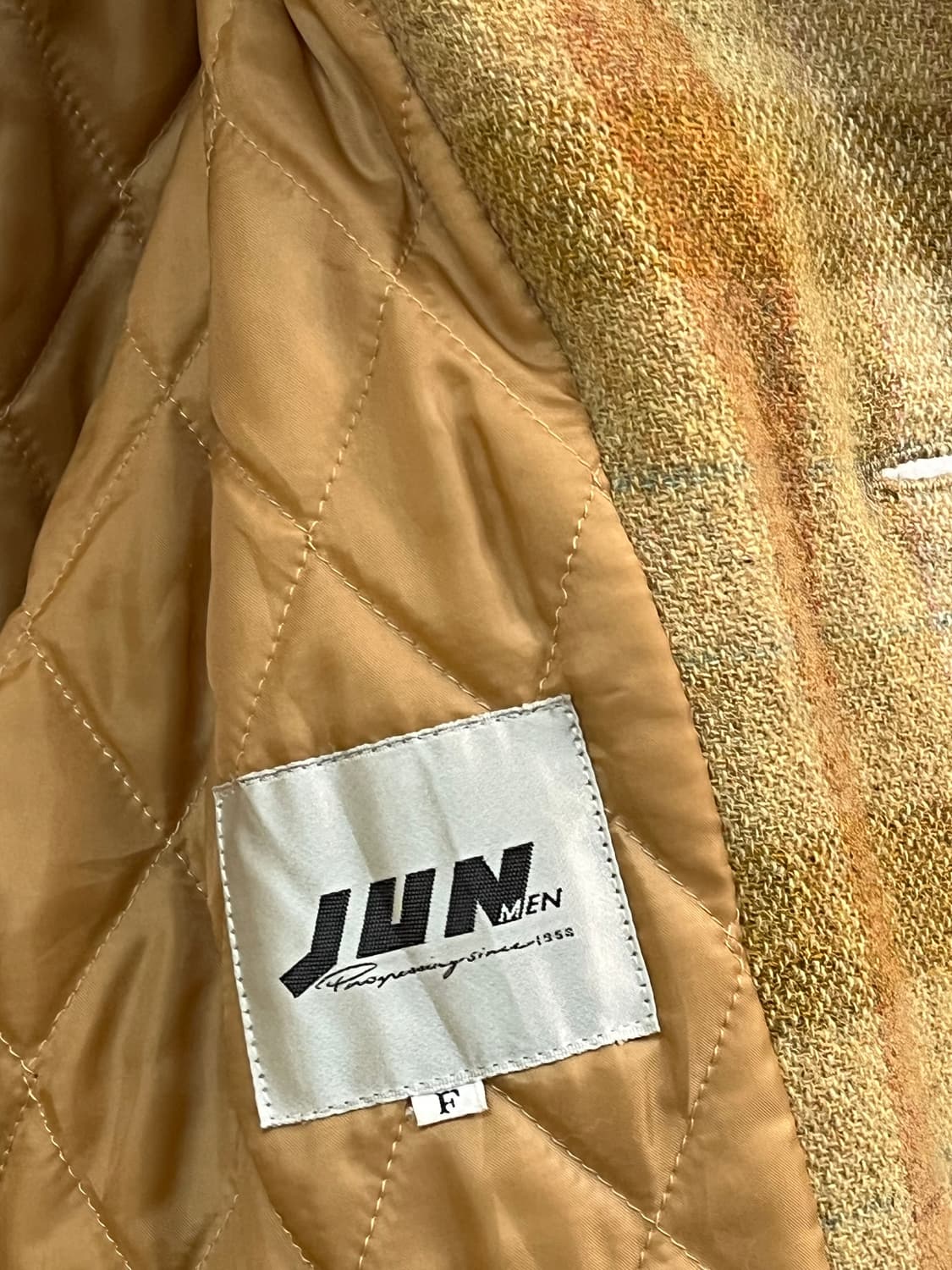 Jun Men 준맨 재팬 울 혼방 체크 셔츠 자켓 F 상품이미지5