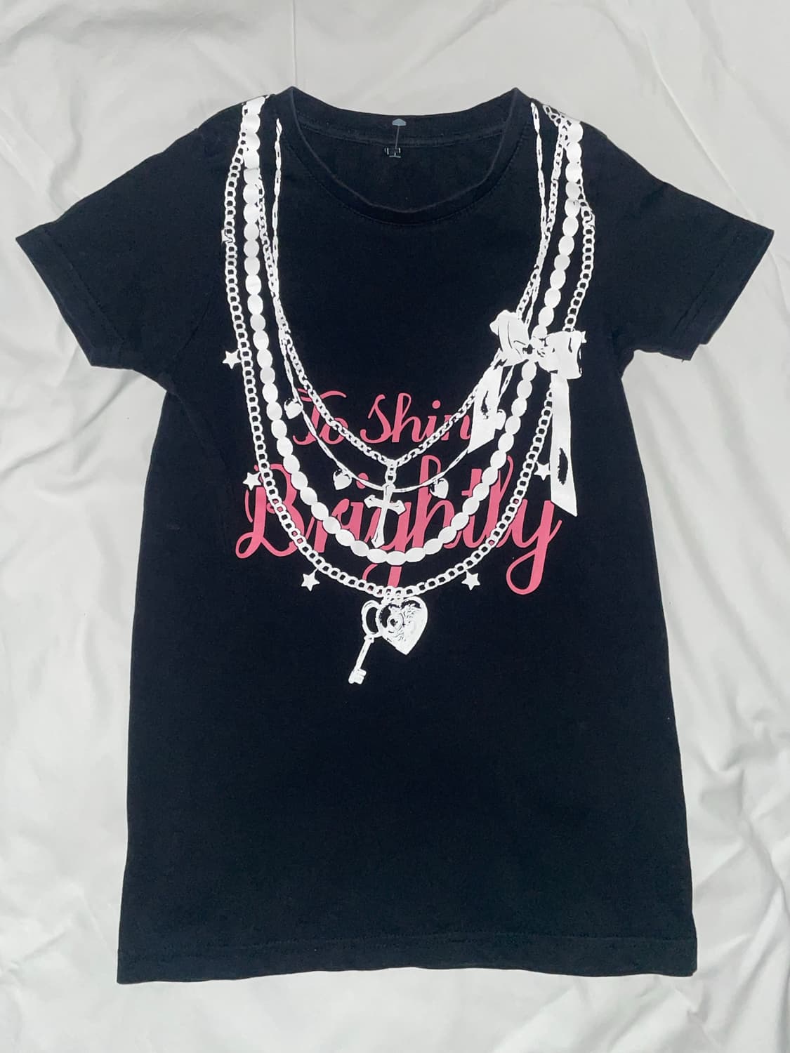 고스 펑크 스타일 맥시멀 프린트 티셔츠 상품이미지2