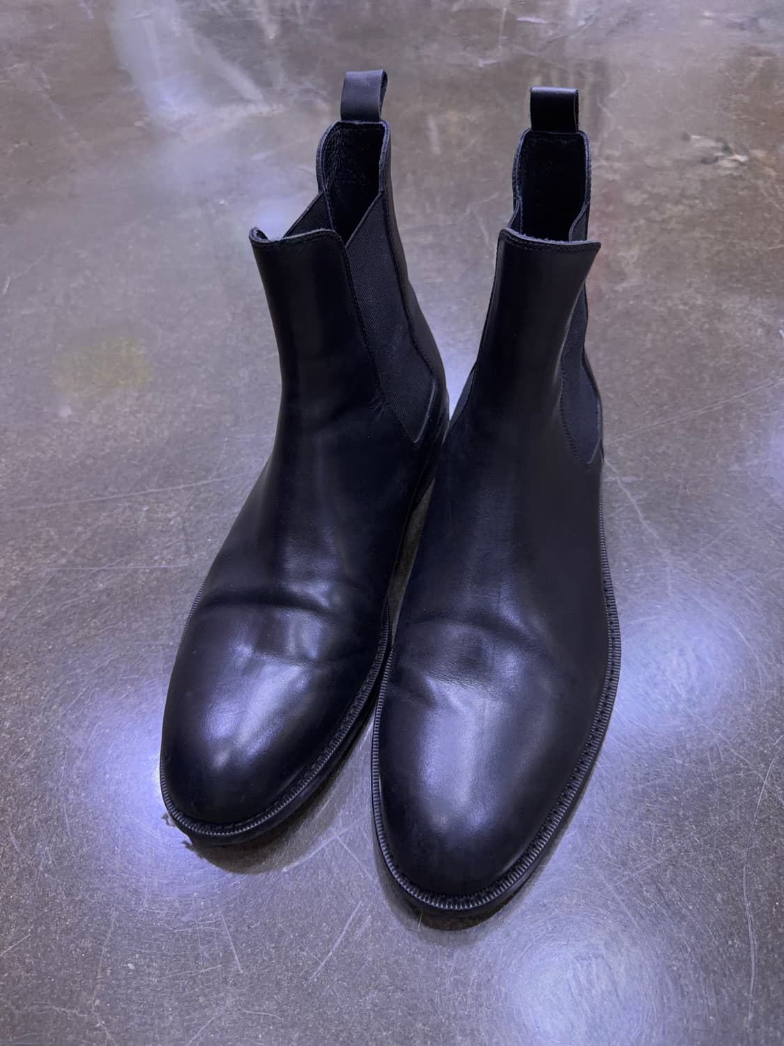 무신사스탠다드 플레인 첼시부츠 블랙 280 상품이미지2