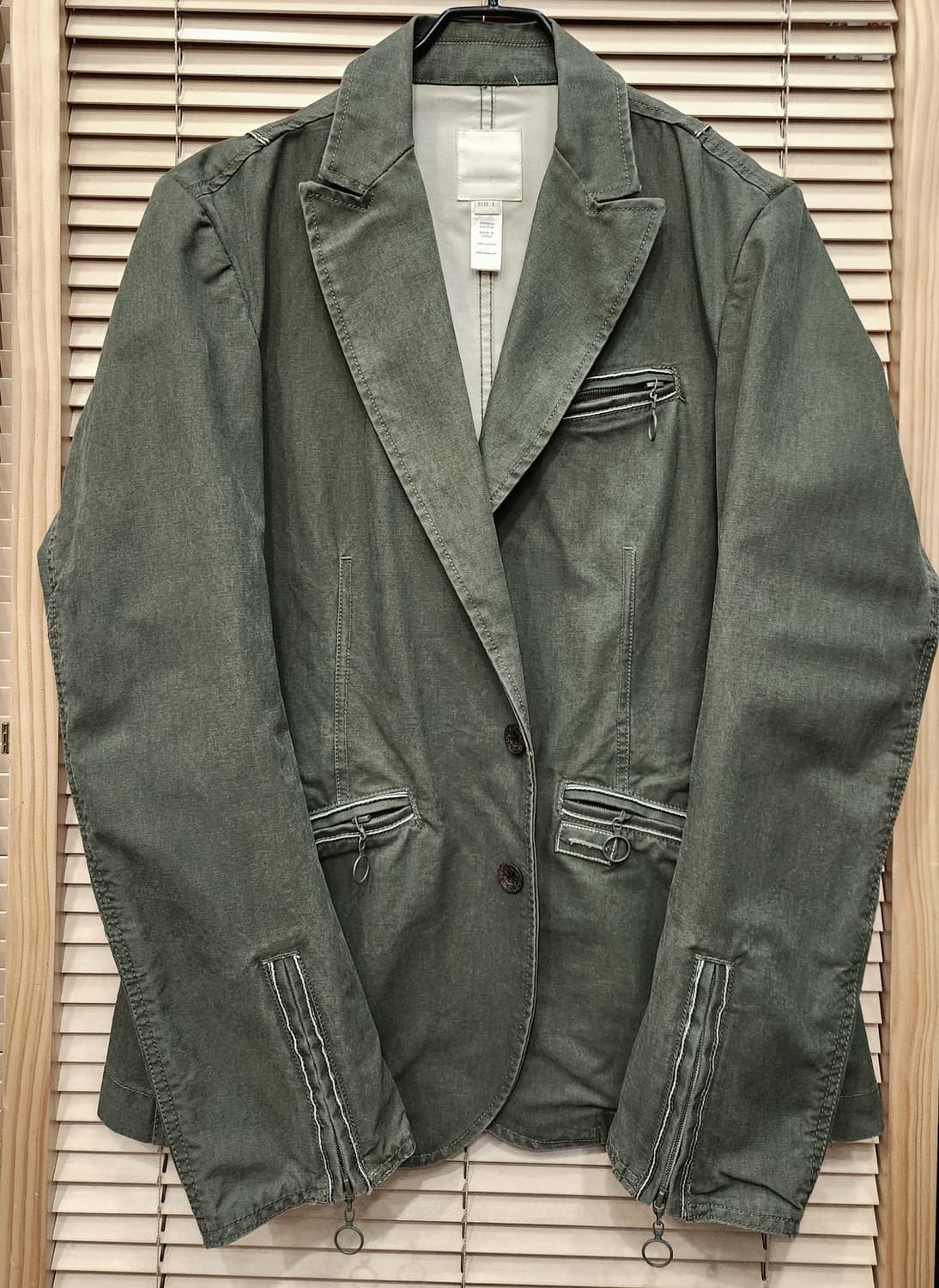 디젤 워시드 남성 코튼 블레이져자켓L 상품이미지1