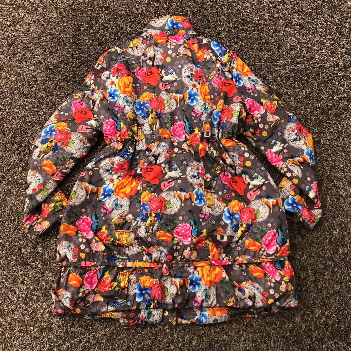 XL 오일릴리 플라워 패턴 점퍼 상품이미지4