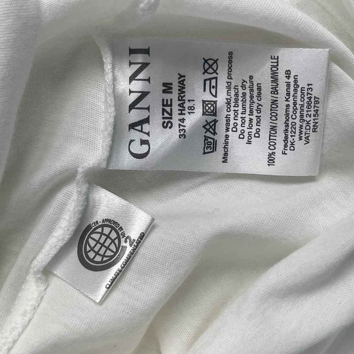 Ganni 가니 체리 티셔츠 M 44~55 상품이미지9
