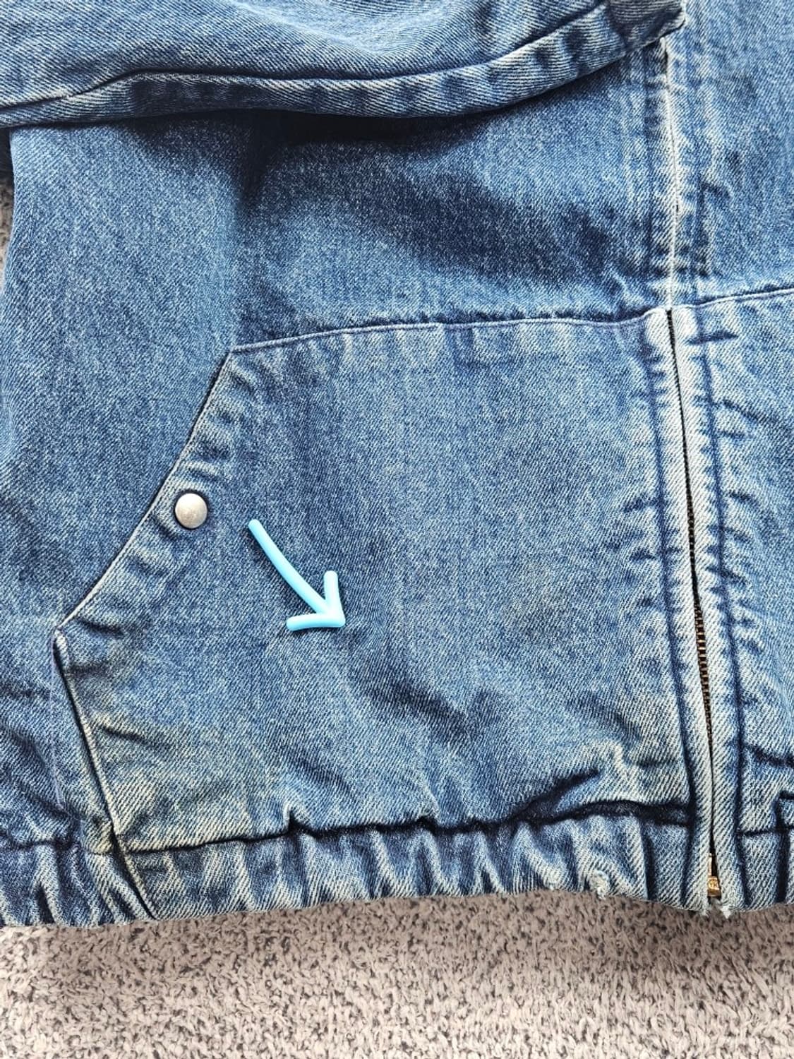 80's USA 폴로랄프로렌 데님 스윙탑 자켓 ( M ) / 10709 상품이미지7