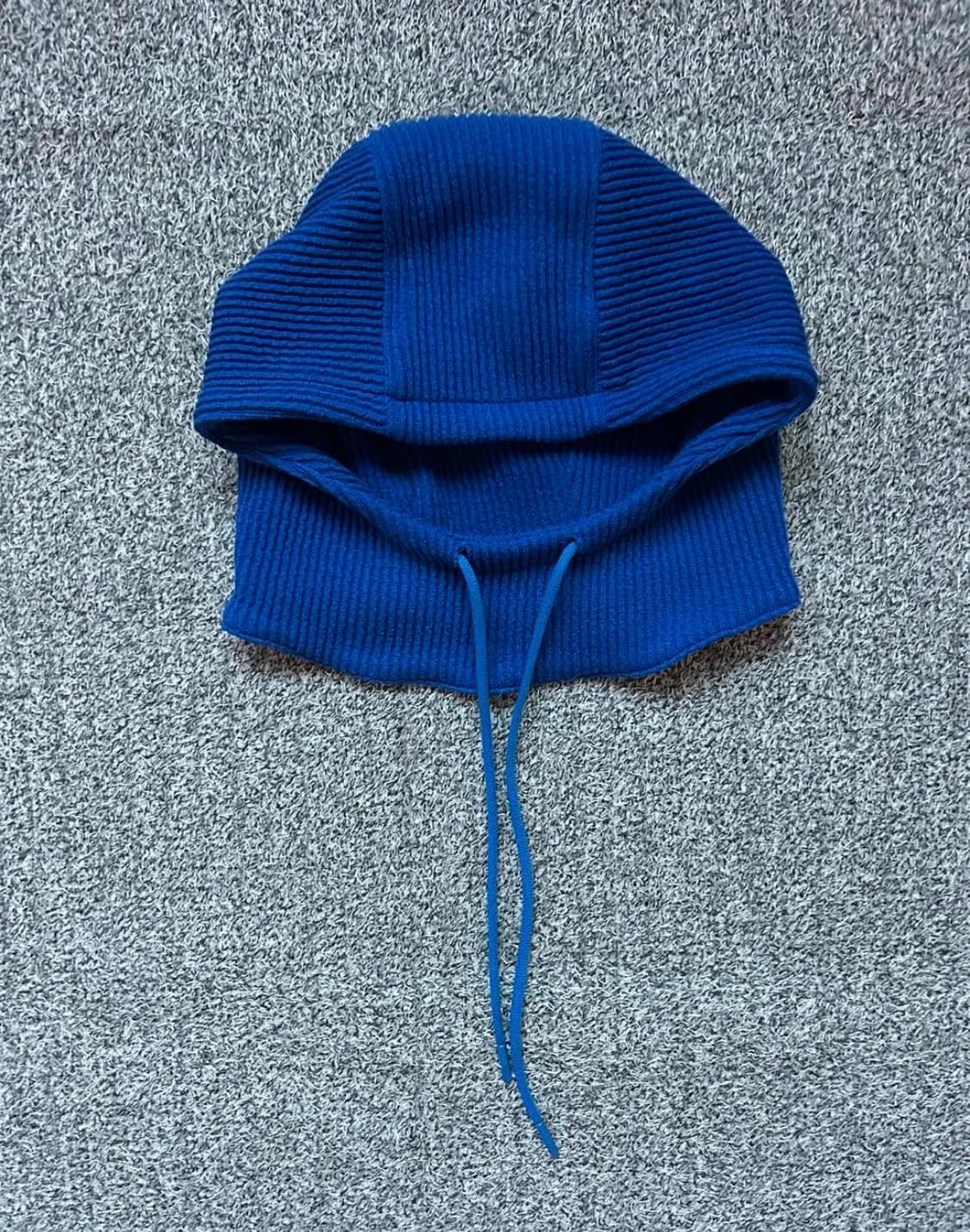 바스락 니트 바라클라바 블루 상품이미지2