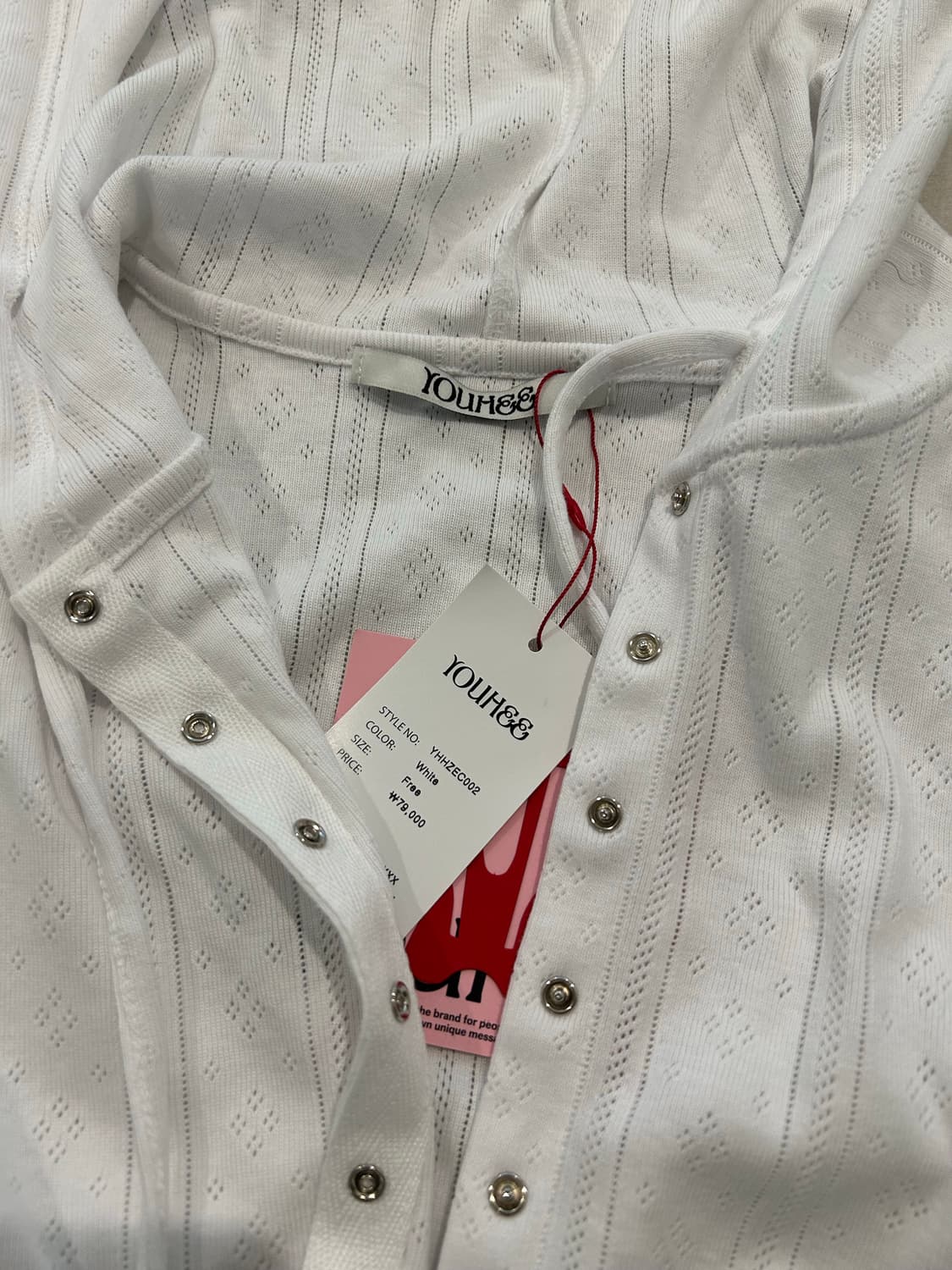 유희 아일렛 후드 화이트 상품이미지2