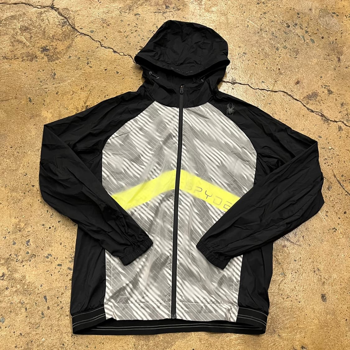 [정품/XL] 스파이더 퍼포먼스 프로웹 사선 후드 바람막이 자켓 b17 상품이미지2