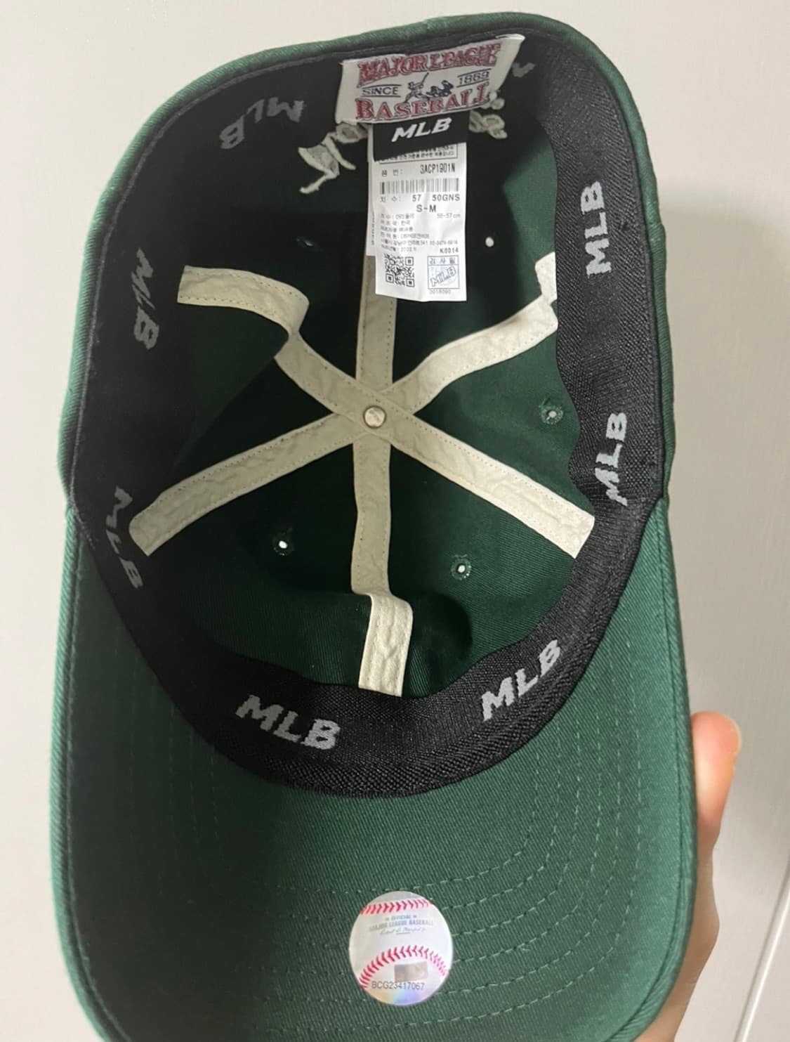 MLB 양키스 그린 볼캡 상품이미지4