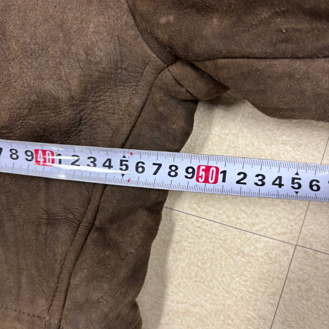 빈티지 양털 브라운 무스탕 자켓 상품이미지6
