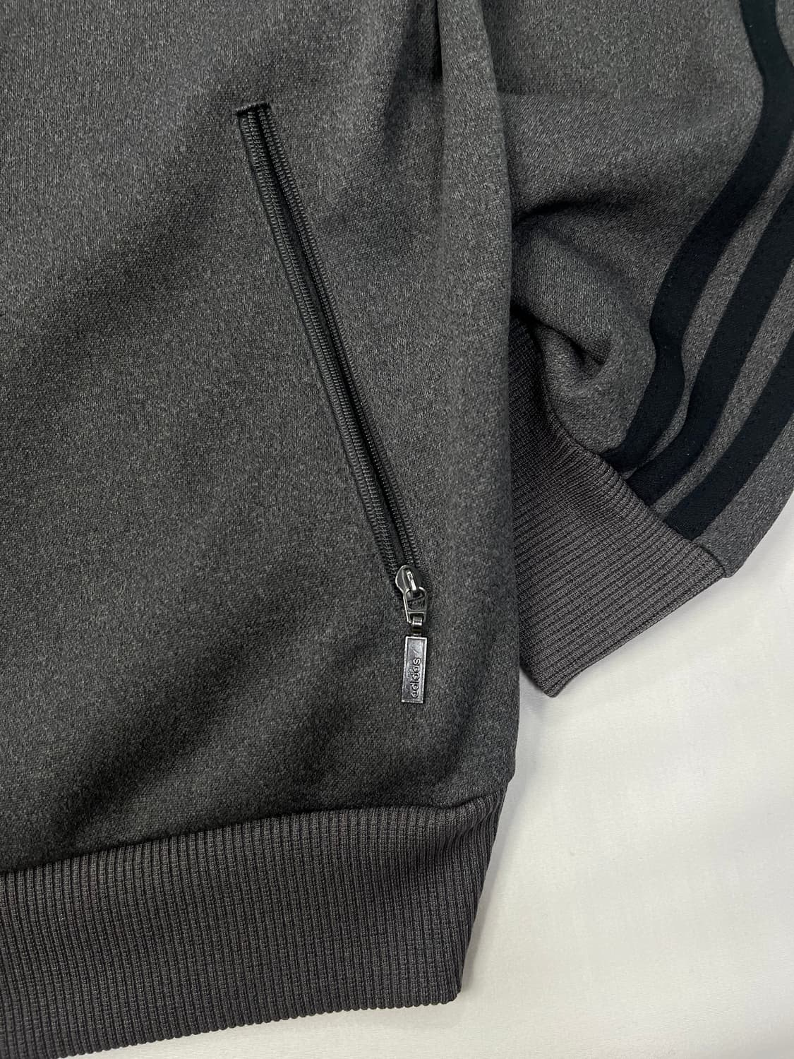 아디다스 삼선 회색 져지 상품이미지3