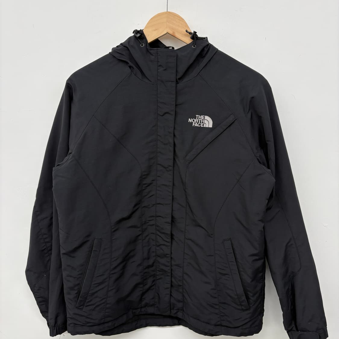 노스페이스 블랙 바람막이 후드 자켓 남성 M 상품이미지2