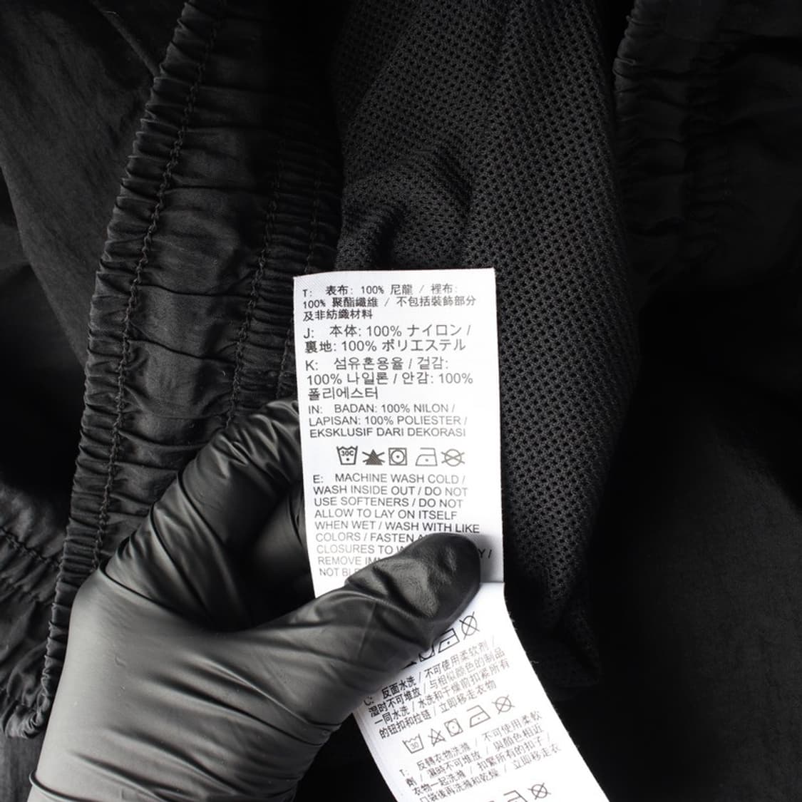 나이키 스몰로고 블랙 나일론 조거팬츠 M 상품이미지7