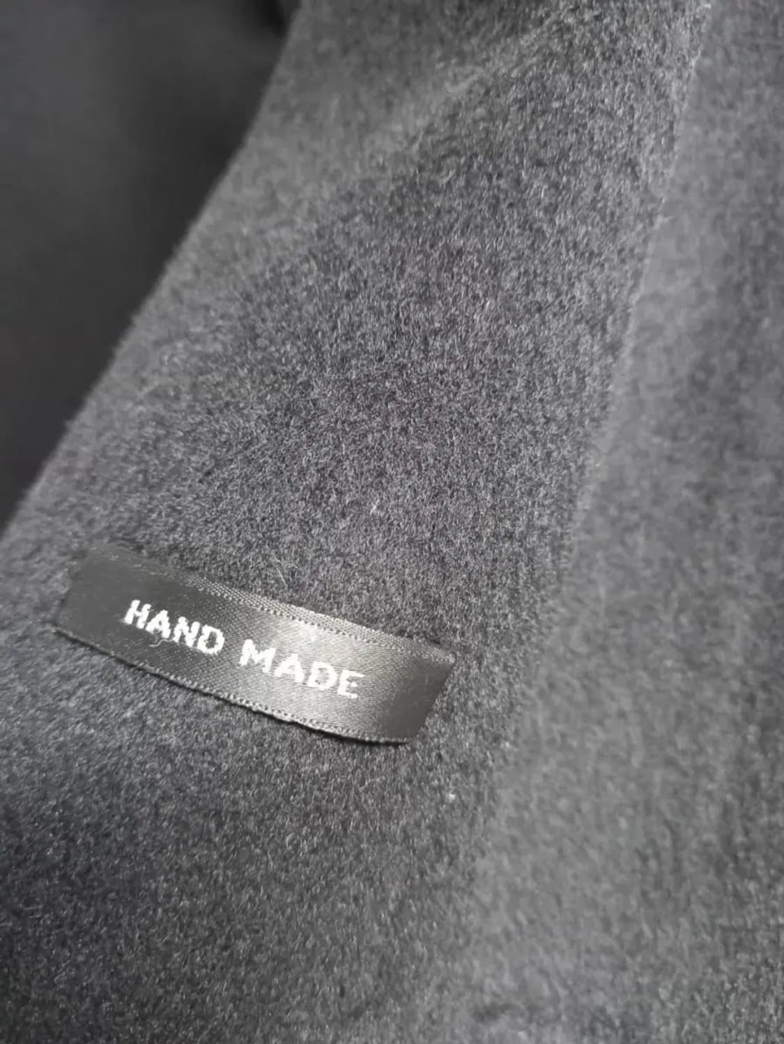 아니베에프 핸드메이드 블랙 하프코트 66.77 상품이미지8