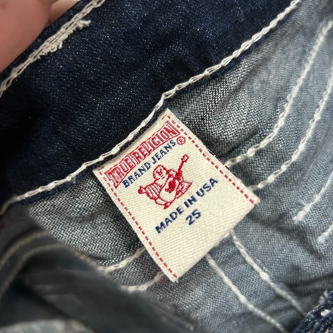 트루릴리전 우먼스 빌리 빅티 스티치 데님팬츠(25) 상품이미지2