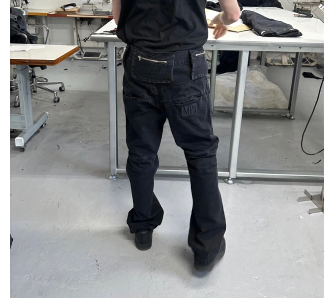 구해요) 플라스틱 프로덕트 BAG PANTS 블랙 S 상품이미지1