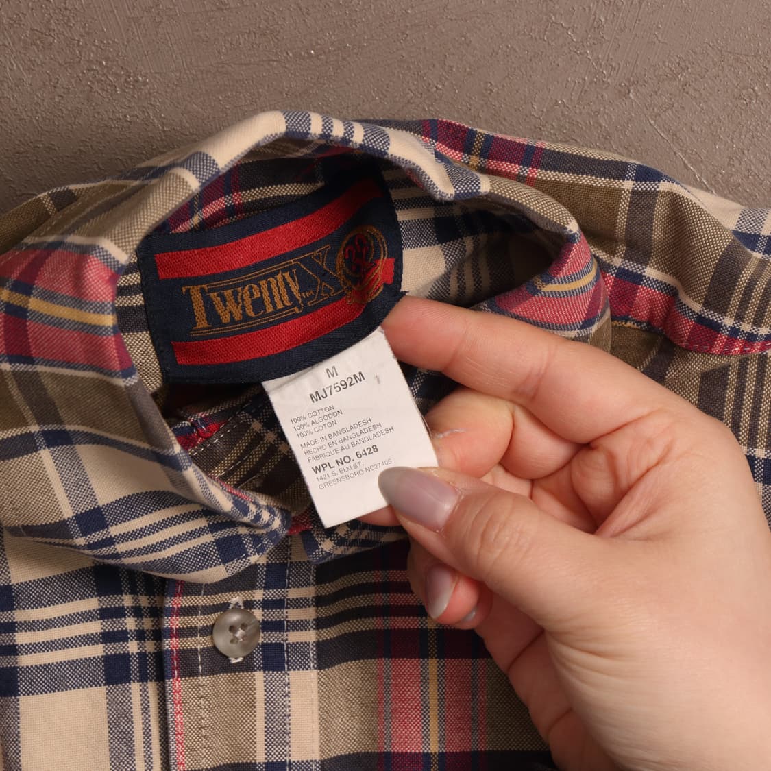 랭글러 20주년 체크 워크셔츠 A1559 상품이미지4