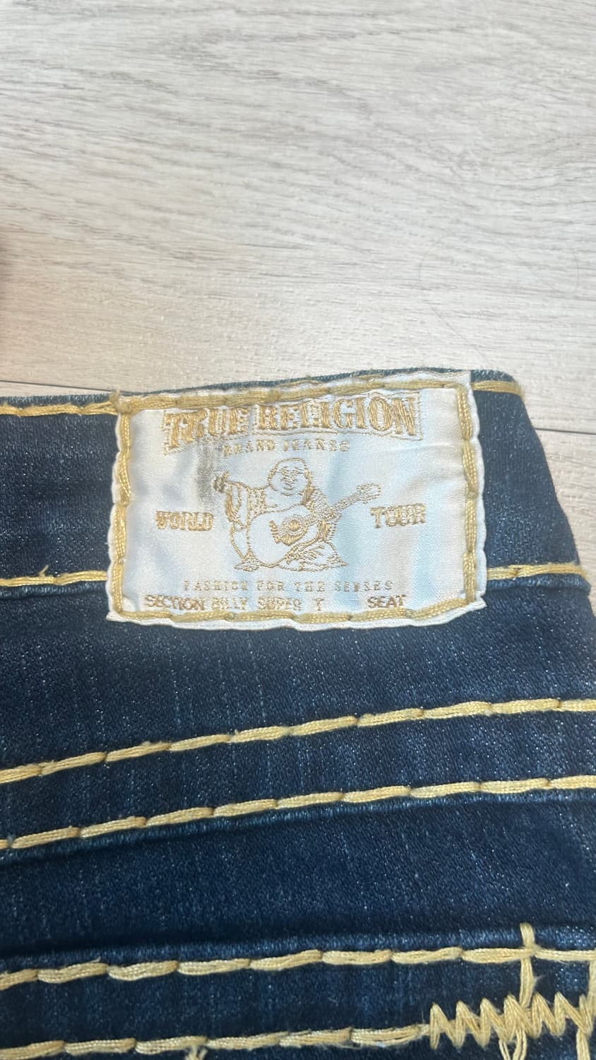 트루릴리전 바지 s 로우라이즈 데님  상품이미지6