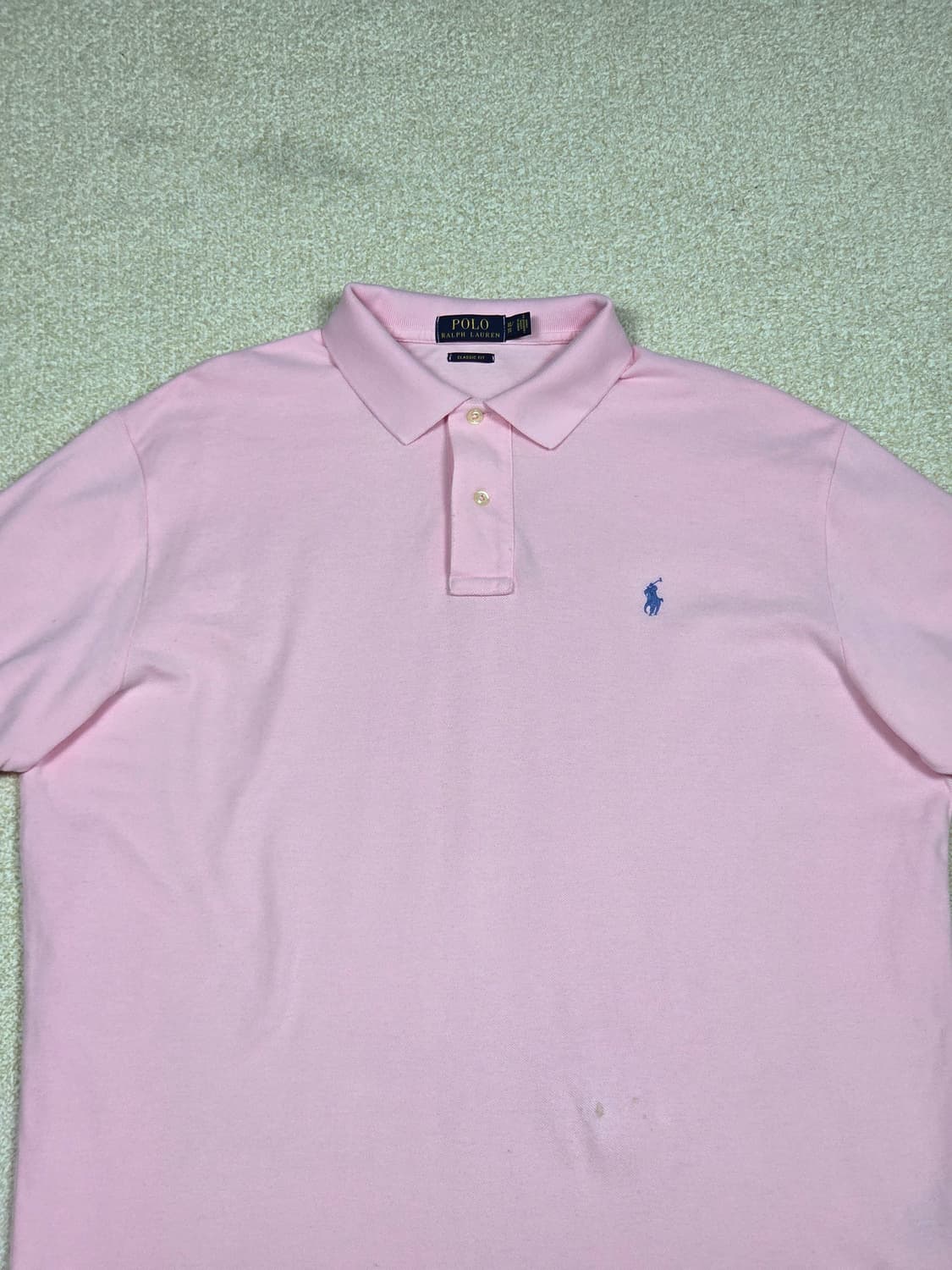 [폴로 랄프로렌] 클래식 핏 스몰 포니 피케 반팔 셔츠 | S00137 상품이미지2