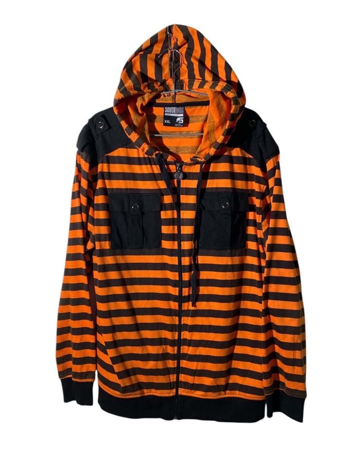 southpole 스트라이프 후드 집업 상품이미지1