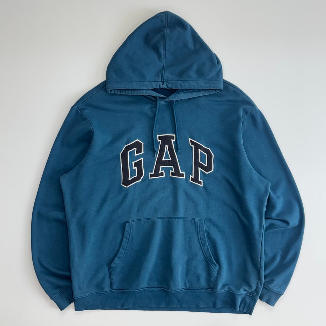 Gap 갭 네이비 로고 딥 다크 블루 후드티 상품이미지3