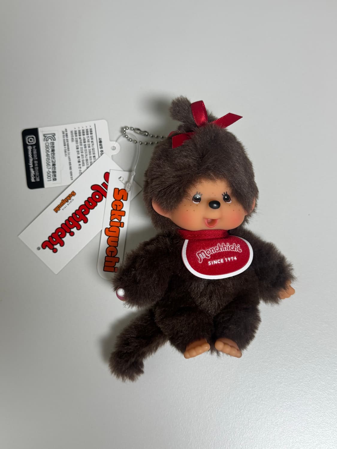 몬치치 SS 걸 키 체인 브라운 새상품 상품이미지1