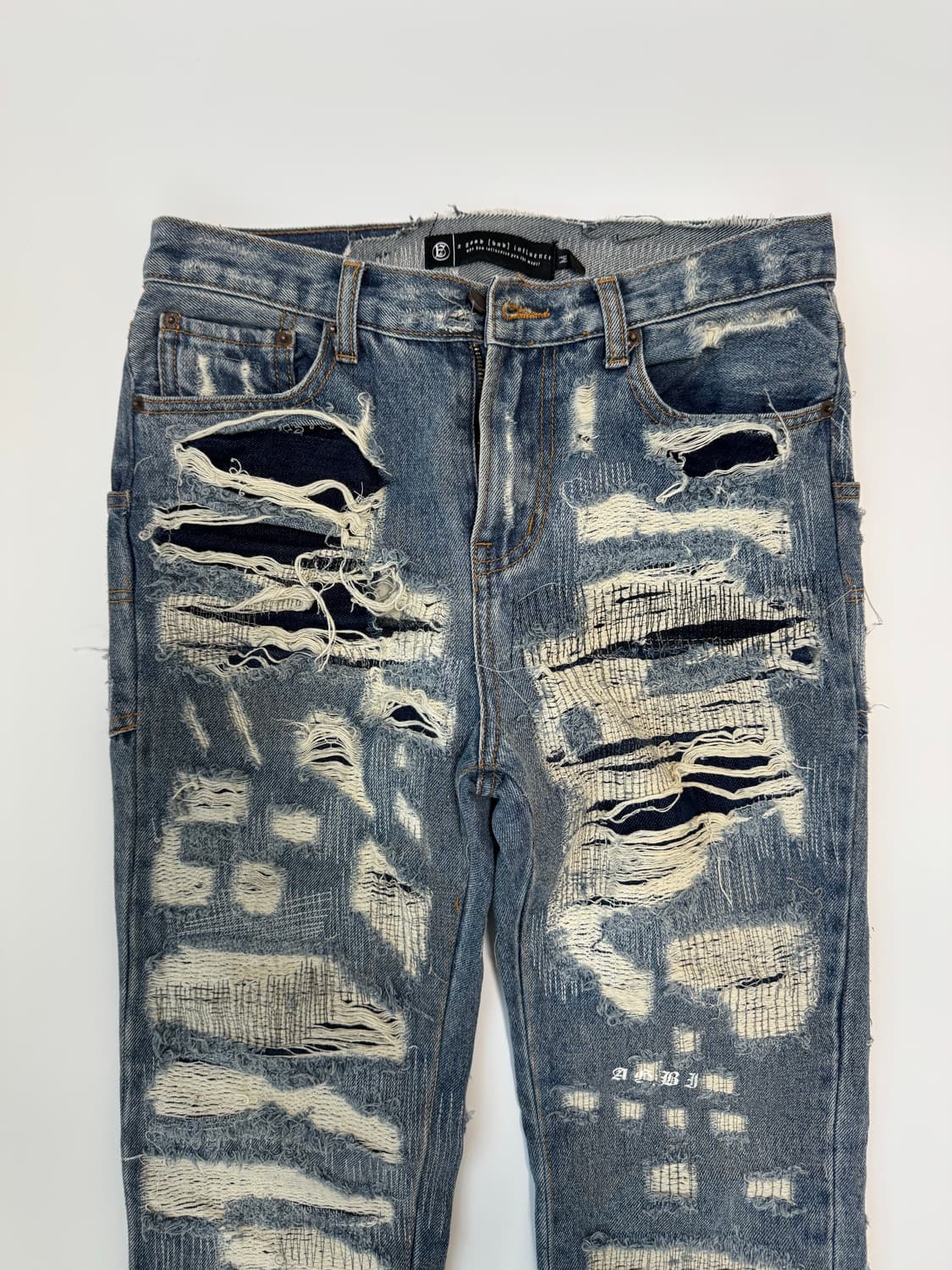 A Good Bad Influence 리페어 데님팬츠 상품이미지4