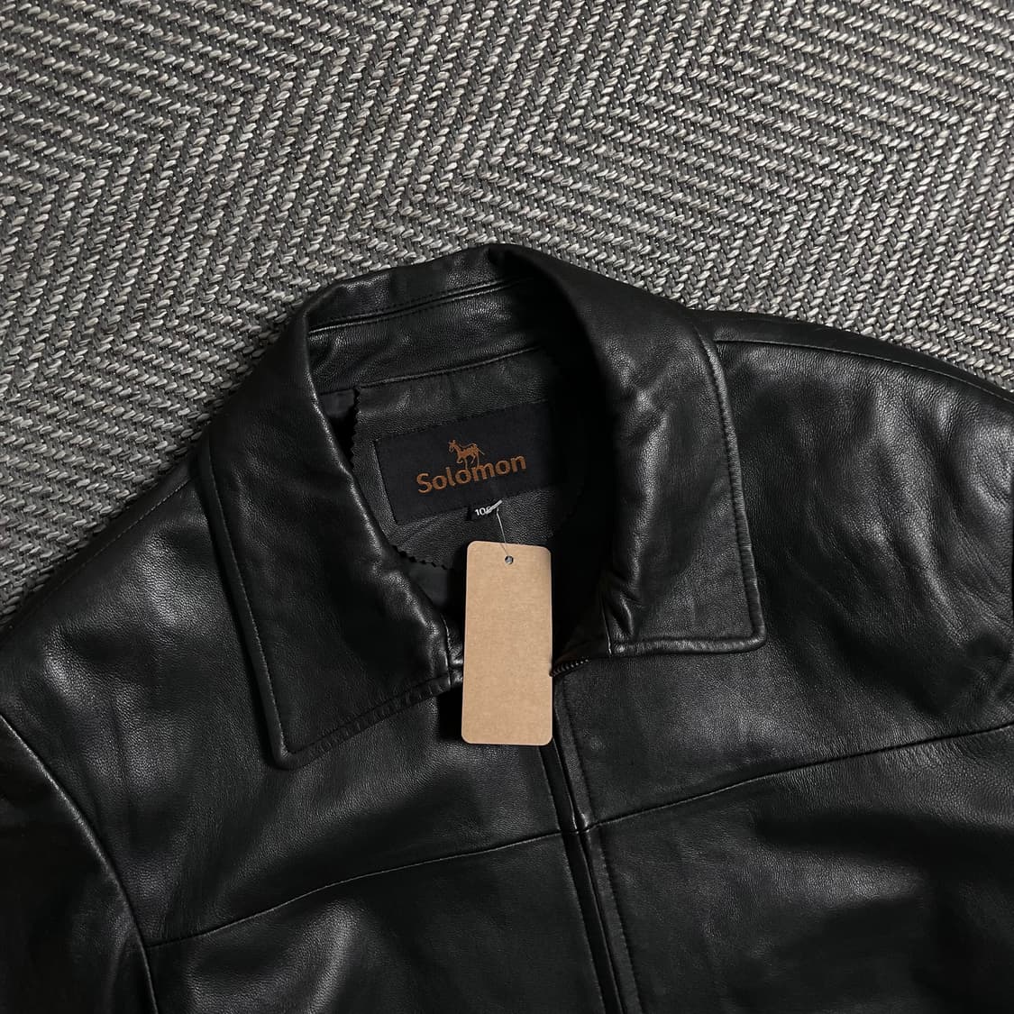 Solomon 아카이브 램스킨 싱글 라이더 레더 가죽 자켓o 5006 상품이미지4