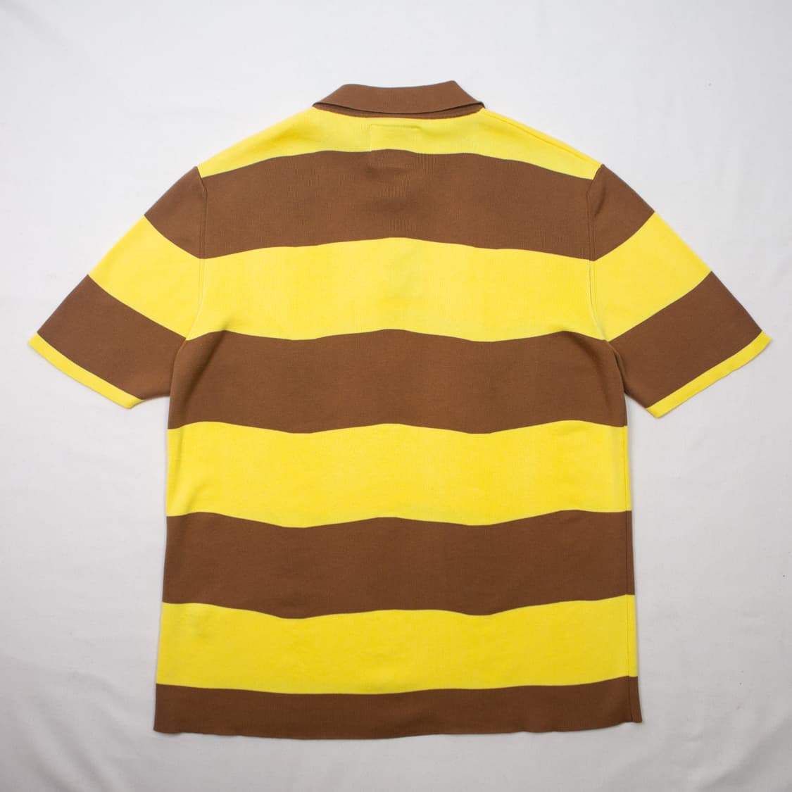 골프 르플레르 Season 2 웨이비 스트라이프 니트 폴로 셔츠 브라운 상품이미지8