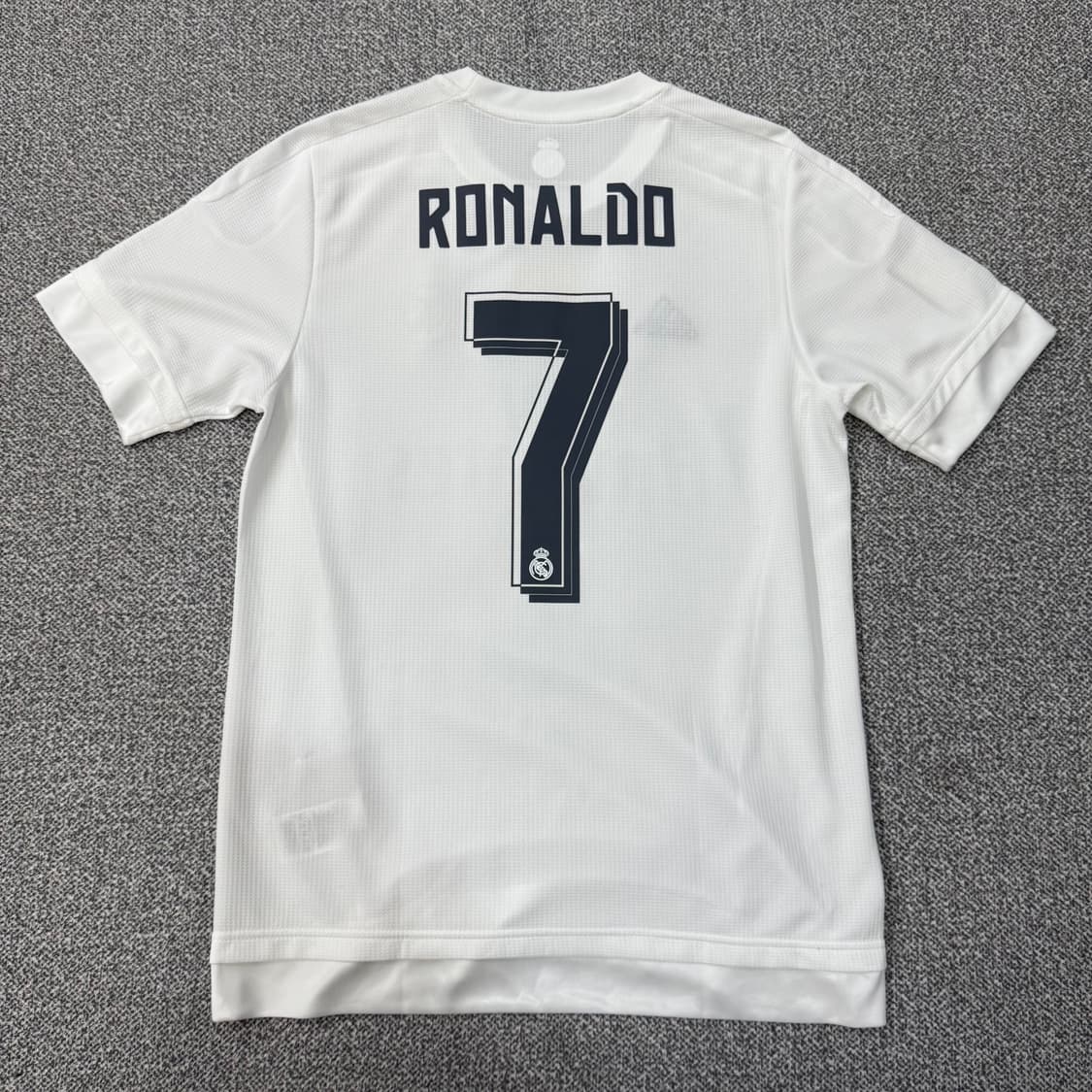 M 아디다스 레알마드리드 축구팀 7 호날두 마킹 유니폼 반팔 티셔츠 상품이미지2