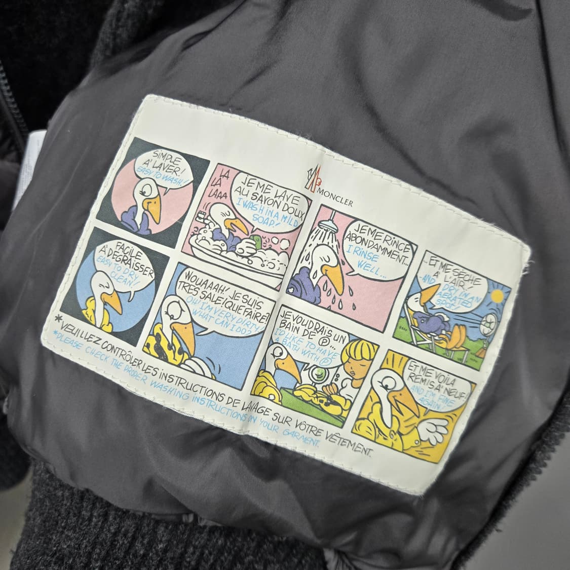 몽클레어 케이블 니트패딩 L 상품이미지5