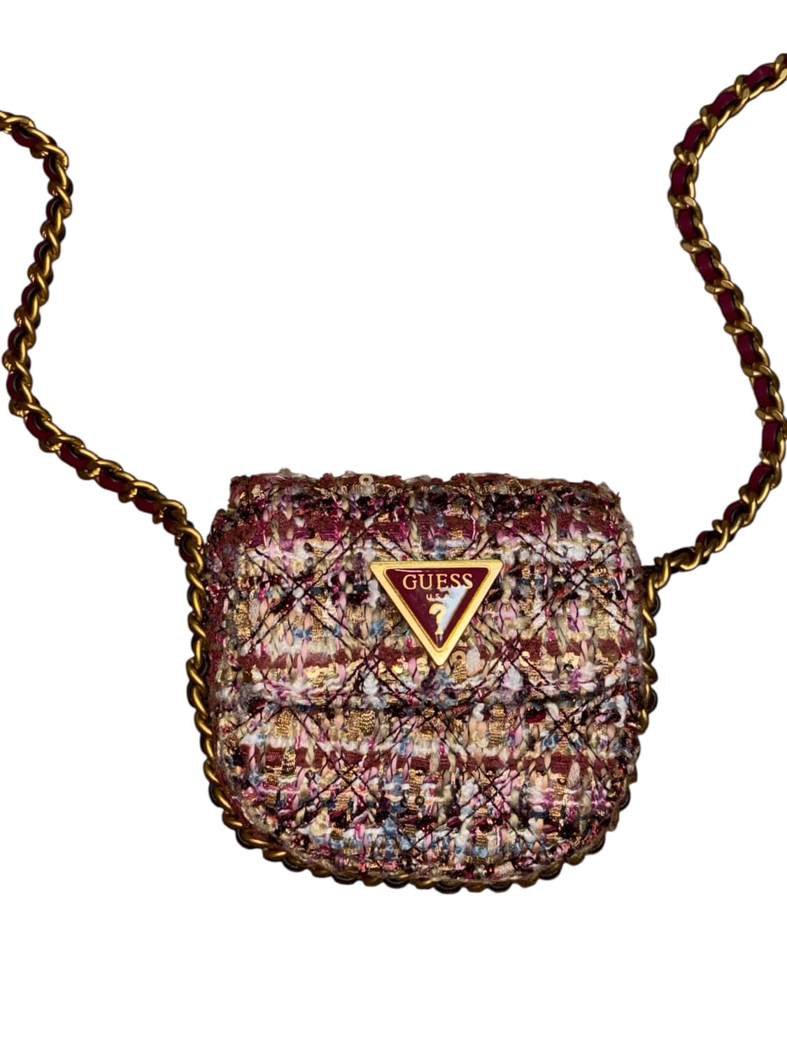 게스 미니 트위드 y2k 숄더백 크로스백 상품이미지1