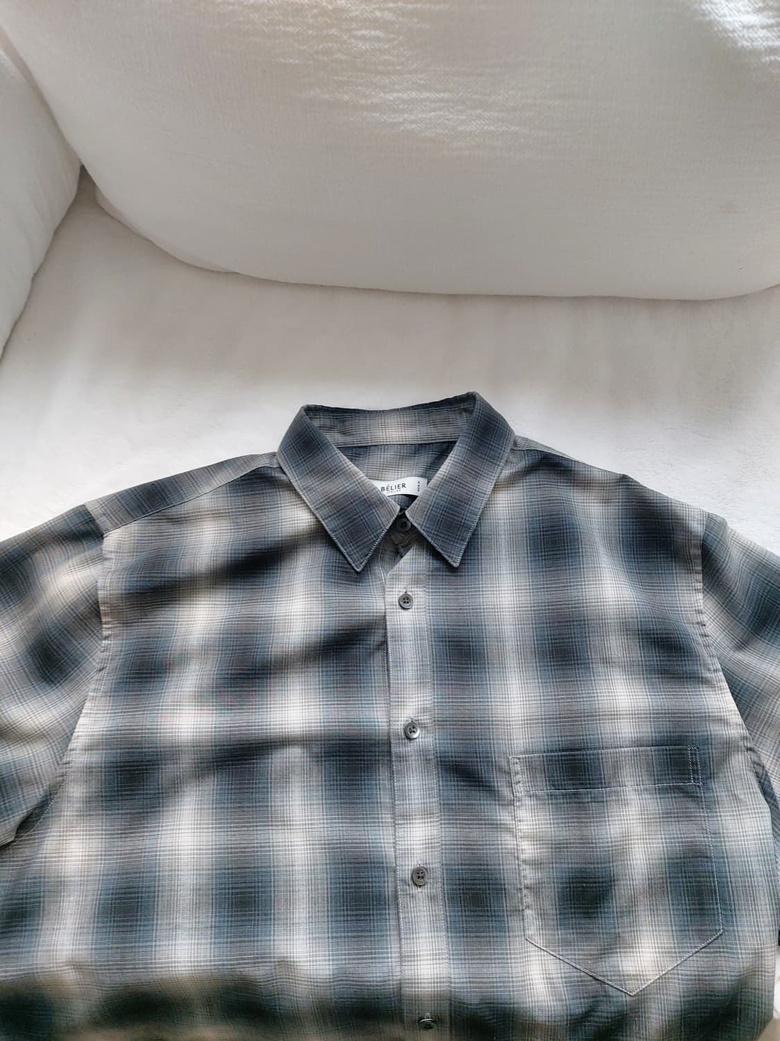 벨리에 치코셔츠 멀티그레이 M 상품이미지2
