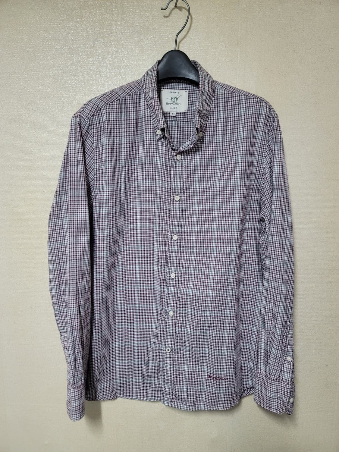 헨리코튼 멀티 체크셔츠 상품이미지1