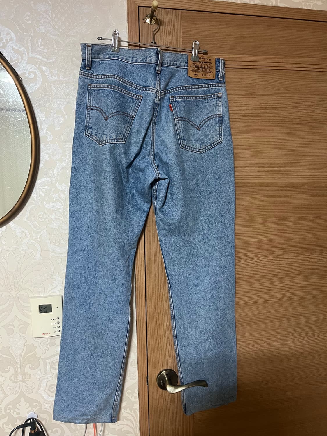 리바이스 205 청바지 W86 L86 오렌지탭 연청 상품이미지2