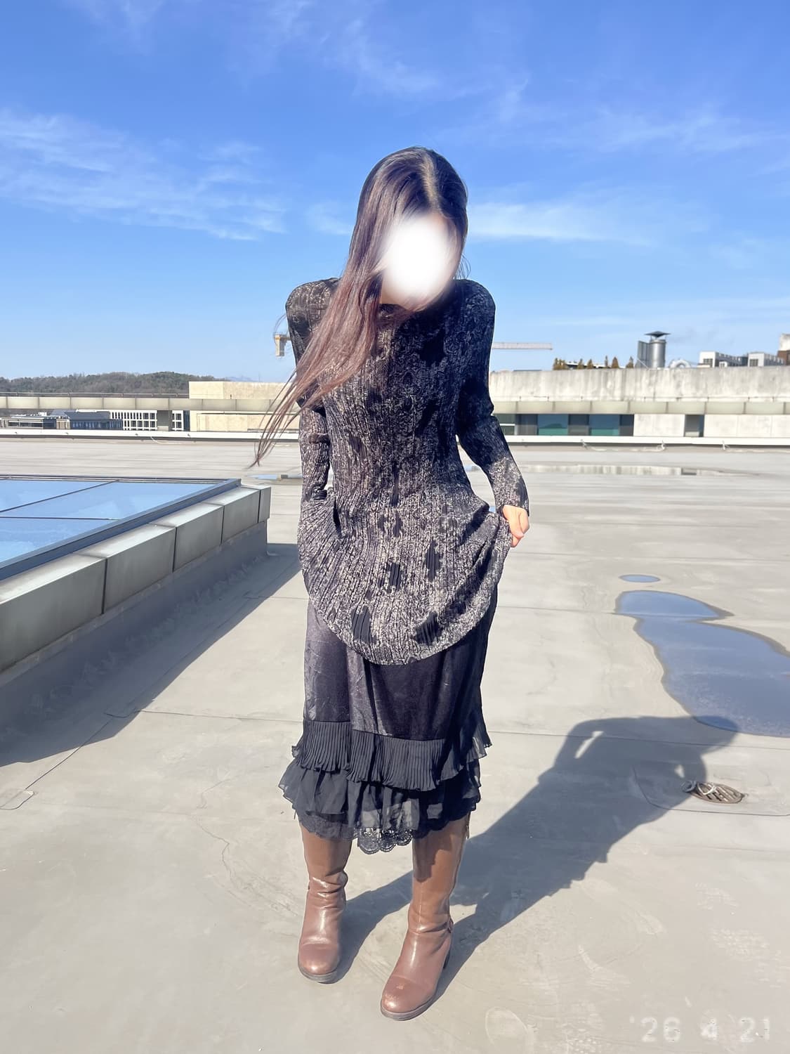 Tiered Ruffle Skirt 레이어 러플 스커트 상품이미지2