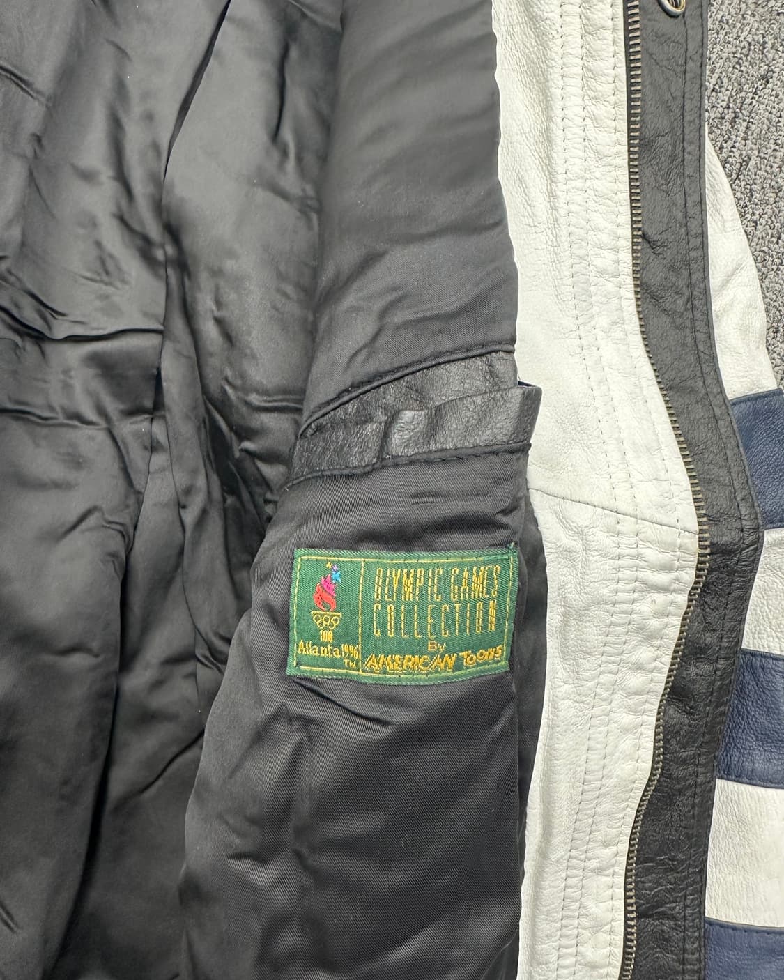 (M)96'S 애틀란타 올림픽 레더 자켓-M1404 상품이미지7